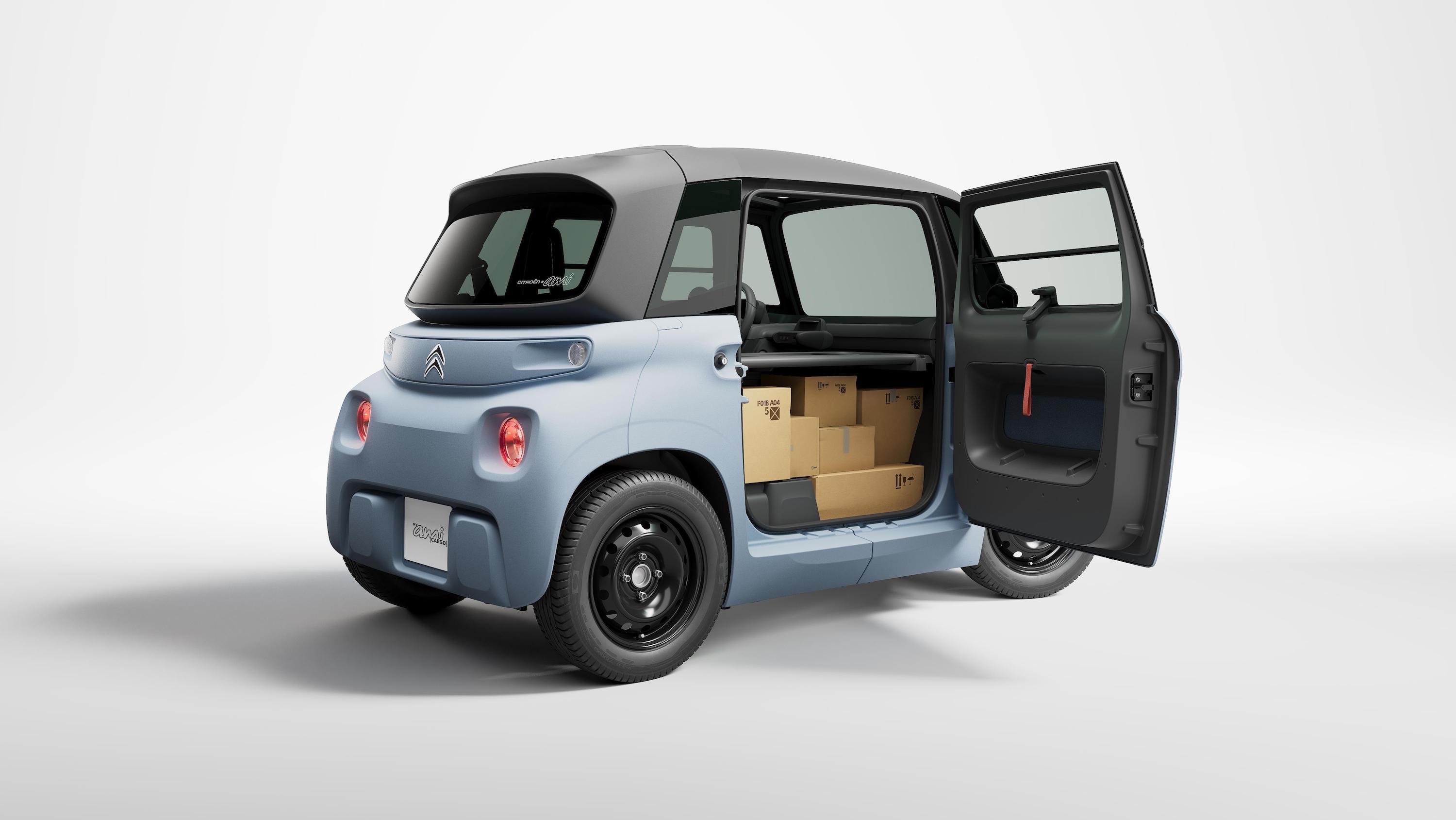 Citroën představil miniaturní dodávku My AMI Cargo pro bezemisní mikromobilitu firemních zákazníků!