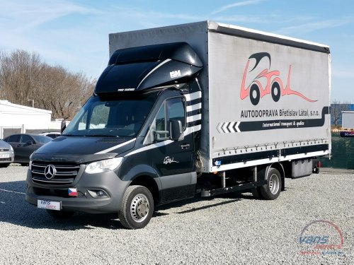 Mercedes-Benz SPRINTER 519CDI SHRNOVACÍ 10 PALET/ KLIMA/ 3,5T/ Č