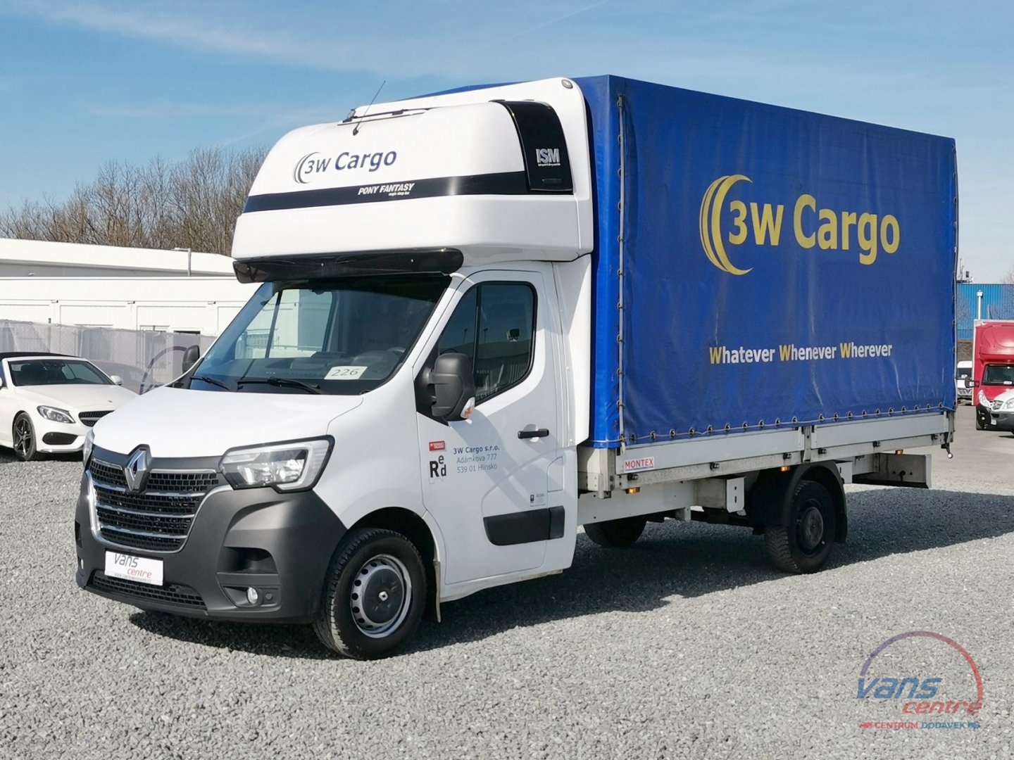 Renault MASTER 165DCI VALNÍK 9 PALET/ MĚCHY/ KLIMA/ ČR