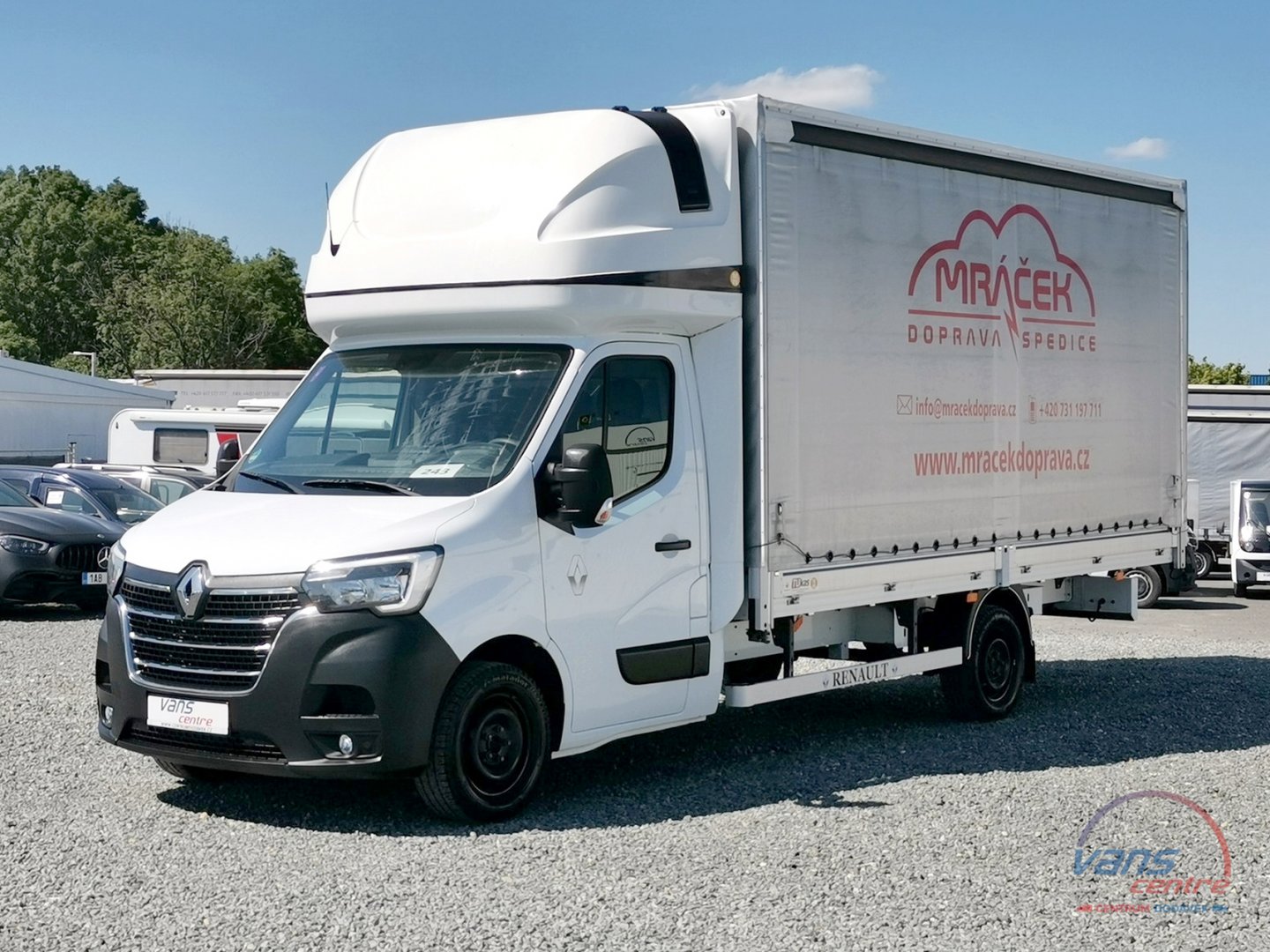 Renault MASTER 165DCI SHRNOVACÍ/ 10 PALET/ MĚCHY