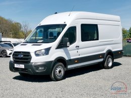 Ford TRANSIT 2.0TDCI/96KW JUMBO/ 6 MÍST/ DVOUMONTÁŽ/ ČR/ 1.MAJ.