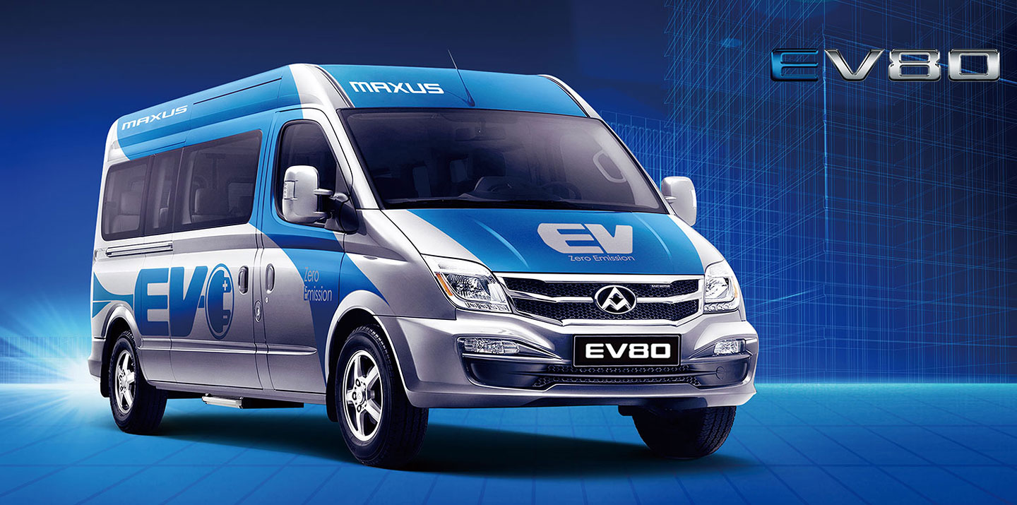 Čína představuje elektrickou dodávku Maxus EV80