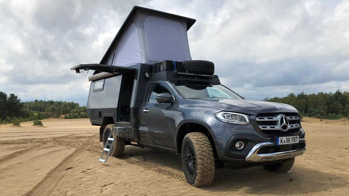 Mercedes-Benz třídy X jako všestranný společník pro kempování v divočině